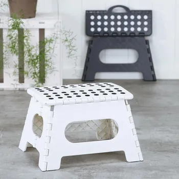 Stolička Haushalt international Plastová skládací stolička, bílá, nosnost 150 kg 491361