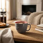 TESCOMA Crema Shine extra velký 850 ml šedý - keramický šálek