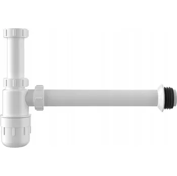 Sifon UMYVADLOVÝ SIFON KOUPELNOVÝ PLASTOVÝ LUKA-WH