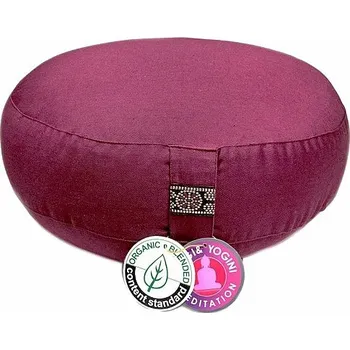 Polštář Meditační polštář vínový cca 33 x 12 cm