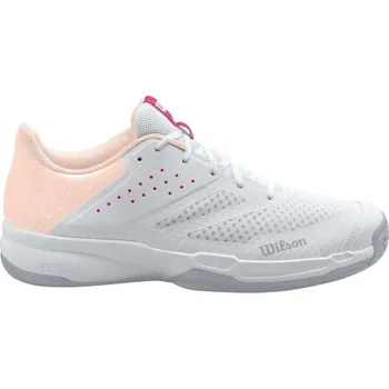 Dámská tenisová obuv Dámská tenisová obuv Wilson KAOS STROKE 2.0 W 4.5 Šedá, Bílá, Béžová, Růžová
