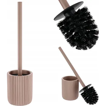 WC štětka WC štětka cappuccino volně stojící uzavřená s nádobou
