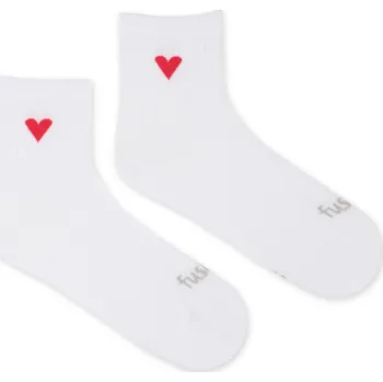 Dámské ponožky Tříčtvrteční ponožky Srdce S (35-38)