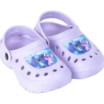 Dívčí sandály CLOG SANDÁLE LILO A STITCH Cer 2300006437 fialové Velikost: 30-31