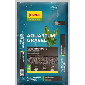 Dekorace do akvária Sera Aquarium Gravel Lava Substrate 3 l