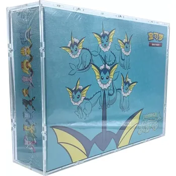 Sběratelská karetní hra Akrylový box Pokémon Eevee GX Gift Box 2024 e.g. Aquana - čínský (!Čínský!)