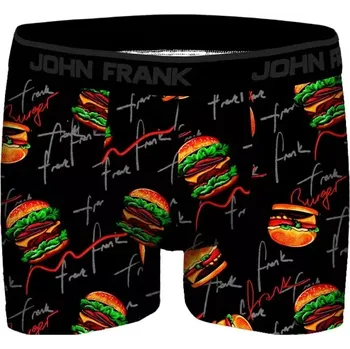 Pánské spodní prádlo Pánské boxerky John Frank JFBD361 S Černá