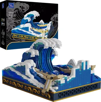 ostatní stavebnice Pantasy Velká vlna u Kanagawy stavebnice 1497 dílků