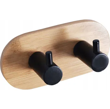 Věšák Háček bez vrtání Bisk béžový, černý