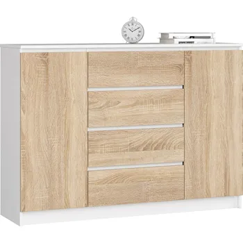 Ložnice Akord Keanu IV (bílá + dub sonoma)