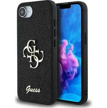 Náhradní kryt pro mobilní telefon Kryt Guess Case iPhone 16e Guhcpse4Hg4Sgk (Fixed Glitter Big 4G) Black
