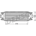 Chladič turba DENSO WYPRZEDA˝ DIT12002