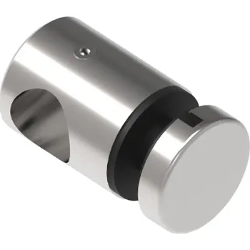 Zábradlí Hahn Steel Bodový držák skla pro montáž na tyč pr. 12 mm sklo 6-12 mm, AISI 304, broušený