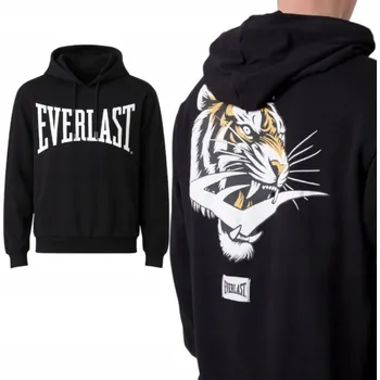 Pánská mikina EVERLAST pánská mikina sportovní mikina vel. L černá