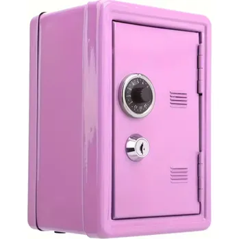 Pokladnička Mini bankovní trezor Růžová