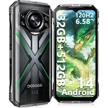 Mobilní telefon Smartphone DooGee S cyber pro 12 GB / 512 GB 4G (LTE) zelený