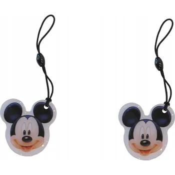 Přívěsek Na Klíče programovatelná - Mickey Mouse 2 kusy TAG ID T5577 125kHz