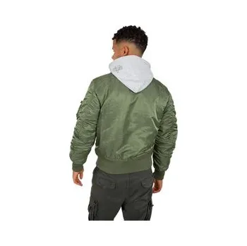 Pánský bomber Alpha Industries Bunda bomber AI.183110-01-5XL Zelená Slim Fit M