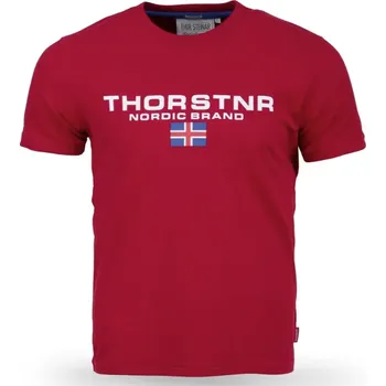 Pánské tričko Pánské triko Thor Steinar Fjellvind red velikost: 3XL