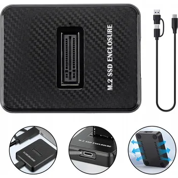BOX pro SSD M.2 NVMe/SATA 10 Gbit/s USB-C pro WINDOWS LINUX MAC ANDROID