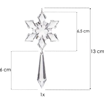 Vánoční dekorace Springos CA0077 VÁNOČNÍ OZDOBY 6,5 CM