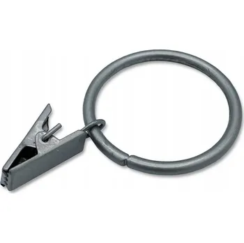 Příslušenství pro záclonu a závěs Žabky s kroužkem 26mm na závěsy/garnýže 10 Ks Klipsy Držák Satén