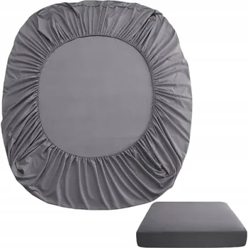 Prostěradlo PROSTĚRADLO 180X200 CM VODĚODOLNÉ MIKROVLÁKNO ANTIALERGICKÉ ŠEDÉ