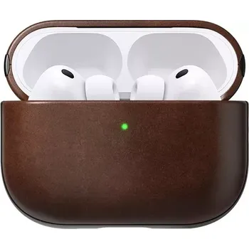Pouzdro na mobilní telefon Nomad Modern Leather pouzdro Apple Airpods Pro 3 hnědé