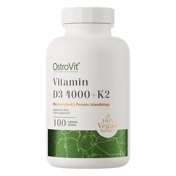 Ostrovit Vitamin D3 4000 IU + K2 Vegan 100 tbl.