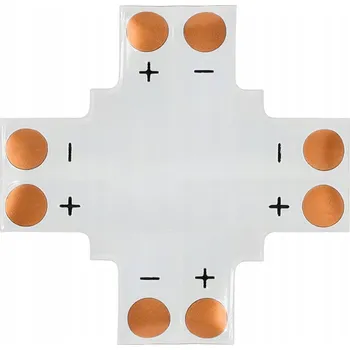 LED páska Spojka Berge 60117 pro LED pásky 10 mm, bílá