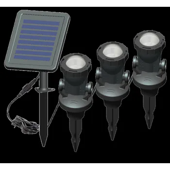 Osvětlení do akvária Solární RGB LED osvětlení jezírka Aku HEISSNER SLU135-00