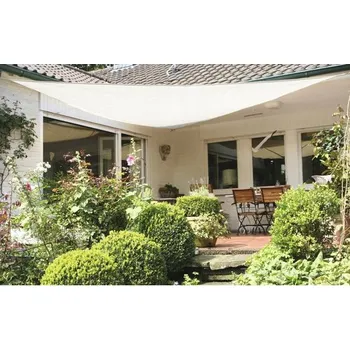 Krycí plachta Sluneční plachta, HDPE 180 g/m², šedá 500x500x500 cm