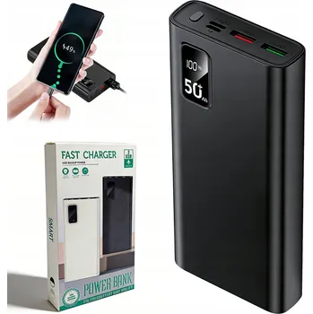 Powerbanka Powerbank 50000mAh Mega výkonný Rychlé Nabíjení USB-C