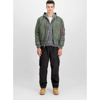 Pánská bunda Alpha Industries Bunda bomber AI.191118-432 Zelená Slim Fit 5XL