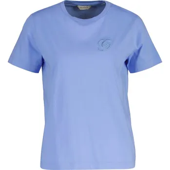 TRIČKO GANT REG SCRIPT SS T-SHIRT PALACE BLUE