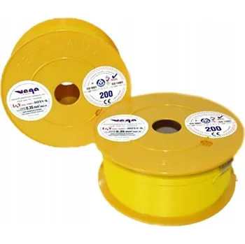 elektrický kabel Kabel LGY/H05V-K 0,35 mm2 200 m Neonově žlutý