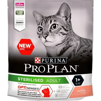 Krmivo pro kočku Suché krmivo pro kočky Purina Pro Plan Sterilised Adult losos 400 g