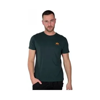 Pánské tričko Alpha Industries T-Shirt AI.188505-353 Zelená Basic Fit 3XL