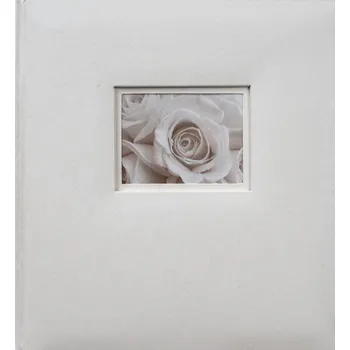 Fotoalbum GEDEON Fotoalbum na fotorůžky 29x32 cm 60 černých stran svatební Love White