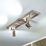 EGLO Čtyřžárovkový stropní svítidlo LED Zeraco niklová matná 4 x 5 W LED - Doprava zdarma