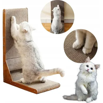 KARTONOVÉ ŠKRABADLO PRO KOČKY MÍČ HRAČKA NA ŠKRÁBÁNÍ