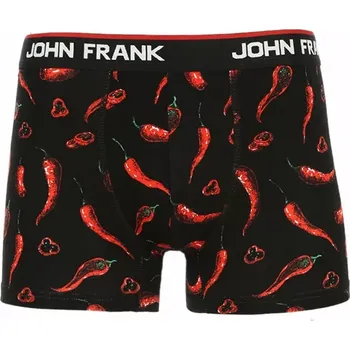 Pánské boxerky John Frank JFBD318 S Černá