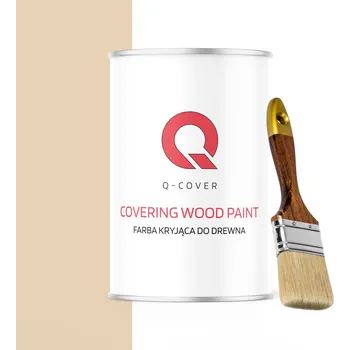 barva a nátěr na dřevo BARVA NA DŘEVO KRYCÍ NA DVEŘE RENOVACE KRÉMOVĚ BÉŽOVÁ RAL 1015 MATNÁ 1L