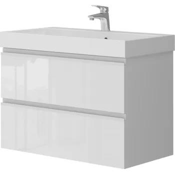 Koupelnový nábytek Lavedo Savona 80 koupelnová skříňka s umyvadlem, SAVONA_SV-80_WHITE