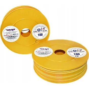 elektrický kabel Kabel LGY/H05V-K 0,50 mm2 100 m Žluto-Bílý