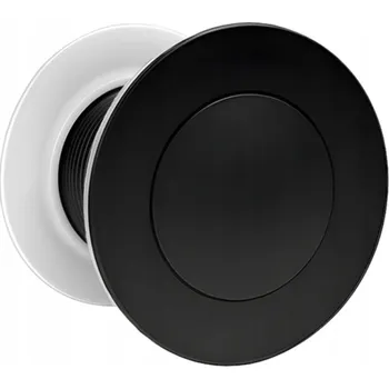 Sifon Zátka umyvadlová výpust Click-Clack kulatý HydroSan černá