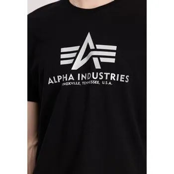 Pánské tričko Alpha Industries T-Shirt AI.100501CB-423-XL Černá XXL
