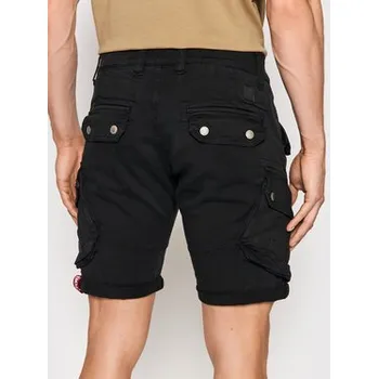 Alpha Industries Šortky z materiálu Combat 116210 Černá Regular Fit 33