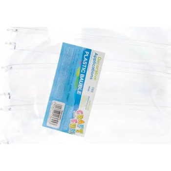 Vánoční ozdoba Plastová vánoční ozdoba - baňka 18 cm CRAFT WITH FUN 46