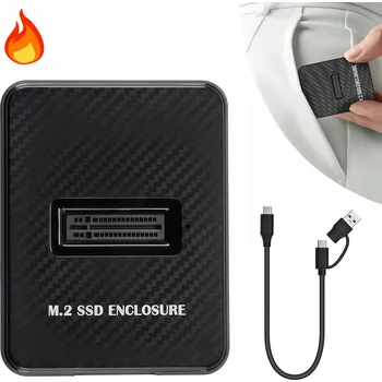 EXTERNÍ BOX PRO SSD BEZ NUTNOSTI INSTALACE OVLADAČŮ, KOMPATIBILNÍ S USB 3.2 UASP